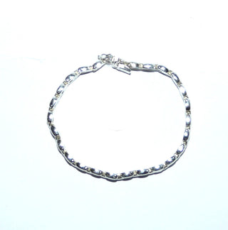 massives Einzelstück, 3-reihiges, glänzend poliertes Glieder-Armband mit Stiftbewegung, wirkt am Arm fast wie ein Armreif, aus massiv 925 Silber, 19 cm lang, Kastenschloß, Sicherheitsacht -	Nur erhältlich im Onlineshop von Juwelier & Goldschmiede Danilo!