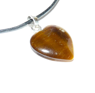 Einzelstück, Anhänger "Tiger-Herz" aus 925 Silber, das Herz selbst aus braun-golden schillerndem Tigerauge, Öse & Schlaufe (Lieferung erfolgt ohne Kette) -	Unikate und Pretiosen nur erhältlich im Onlineshop der Goldschmiede Danilo!