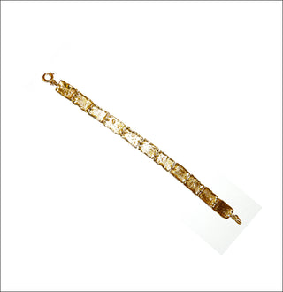 Handgefertigtes Armband aus 333 Gelbgold in Schweiß-Technik, Länge 19,5cm, Breite ca. 10,4mm, mit Federring-Verschluß - -Unikatschmuck nur erhältlich im Onlineshop von Juwelier & Goldschmiede Danilo aus der schönen Rattenfängerstadt Hameln!"