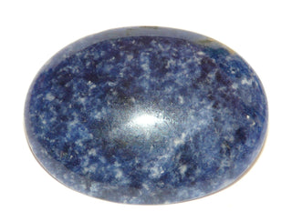 Einzelstück, Brosche "Mondnacht", großer ovaler, kräftig blauer Sodalith-Cabochon mit schöner, dezenter Maserung, Broschierung aus Weißmetall -	Unikate und Pretiosen nur erhältlich im Onlineshop der Goldschmiede Danilo!