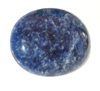 Einzelstück, Brosche "Mondnacht", großer ovaler, kräftig blauer Sodalith-Cabochon mit schöner, dezenter Maserung, Broschierung aus Weißmetall -	Unikate und Pretiosen nur erhältlich im Onlineshop der Goldschmiede Danilo!