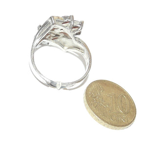Einzelstück, Ring aus 925 Silber, Replik im Stil um 1900, mit 8 facettierten, feurig rot funkelnden Granat-Navettes / Marquise + Markasiten, poliert, Ringweite 59 - Nur erhältlich bei www.danilogold-shop.de