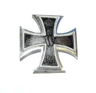 antikes Millitaria-Einzelstück, Brosche / Ansteckschmuck Eiserenes Kreuz 1914, 900 Silber + Eisen, Erbstück aus der Familie - Vintage - Schmuck nur im Onlineshop von danilogold!