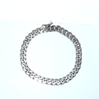 Einzelstück, Panzer-Armband, Armreif, Glieder-Armband auch für Herren geeignet, aus massivem 925 Silber, poliert, 19 cm lang, Kastenschloß + Sicherheitsacht -	Nur erhältlich im Onlineshop von Juwelier & Goldschmiede Danilo!