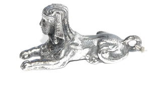 Unikat, Anhänger plastisch ausgearbeitete ägyptische "Sphinx" aus massivem 925 Silber, in den Tiefen geschwärzt, Länge der Figur ca. 43 mm, sehr gut geeignet als Schlüsselanhänger (Lieferung ohne Mechanik) -  Handgefertigter Schmuck nur erhältlich bei www.danilogold-shop.de 