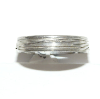 Einzelstück, Trauring, Partnerring, Ring "Drahtfluß" aus 925 Silber, aus Draht gewickelt, gleichlaufend + poliert, Ringweite 63,5 -	Unikate und Pretiosen nur erhältlich im Onlineshop der Goldschmiede Danilo!