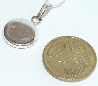 Einzelstück, Unikat-Anhänger aus 925 Silber mit einer runden, strahlend königsblauen Lapislazuli-Platte (Lieferung erfolgt ohne Kette) -	Nur erhältlich im Onlineshop von Juwelier & Goldschmiede Danilo!