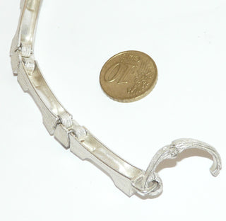 Vintage-Armband Silber Lapislazuli-Quadrate / Ar 0062
