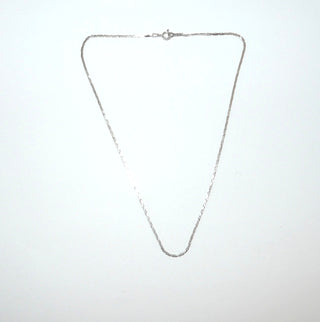 flaches Einzelstück, Vintage-Kobrakette, Pebro-Collier aus den 60er-70er Jahren, flexibler Halsreifen, Halskette aus massiv 925 Silber, Länge 38 cm, 1,3 mm breit, Federring - Goldschmiede Danilo