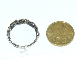 verspieltes Einzelstück, Delphinring aus 5 stilisierten Delphinen in einer Reihe, Kinderring, poliert, 925 Silber, Ringweite 56,5 - Goldschmiede Danilo