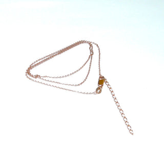 zartes Einzelstück, rosé-vergoldete Collierkette im Anker-Muster, zarte Halskette aus 925 Silber rot-vergoldet, Länge 46 cm + Verlängerung auf 50 cm, 1,2 mm breit, Karabiner - Goldschmiede Danilo